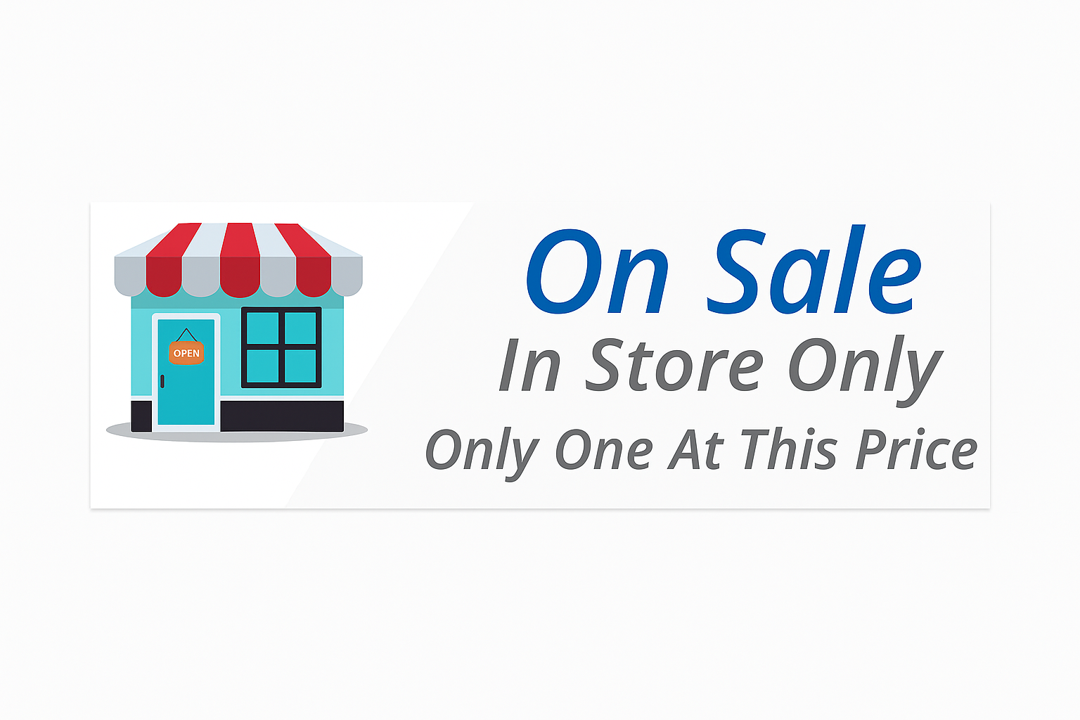 ON SALE , ONE AT THIS PRICE